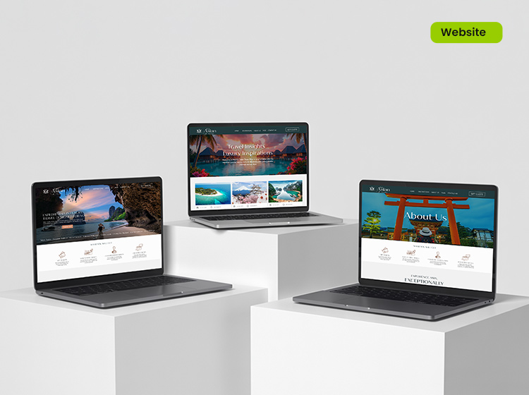 Go Asian Tours Website design by Nedclan